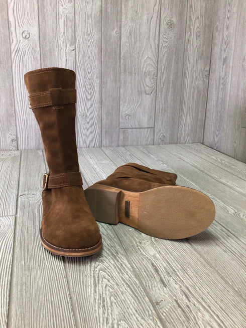 Kenneth Cole Hello Moto Suede Boots Size 9